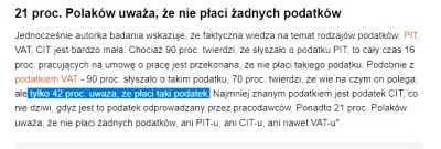 Gacrux - @vitek6: @amath: źle zapamiętaliśmy. Tylko 42% sądzi że płaci vat xD. Czy je...