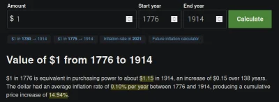 tyrytyty - To mniej-więcej tyle samo, ile inflacja w USA w okresie od 1776 do 1914 (⌐...