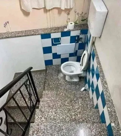 4ntymateria - - Aha, czyli toaleta na korytarzu, tak?
- Tak, dokładnie.

#budujzwykop...