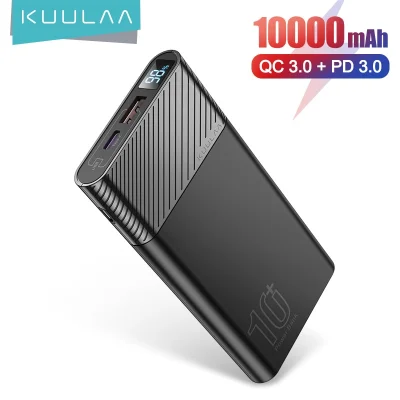 duxrm - Wysyłka z magazynu: PL
KUULAA Power Bank 10000mAh PD QC 3.0
Cena z VAT: 14,...