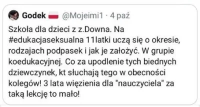 placebo - To ja może przypomnę. Kaja Godek chce karać za mówienie, że menstruacja ist...