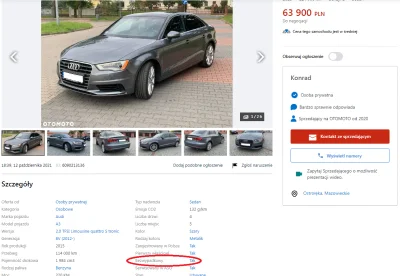 o_co - według sprzedającego samochód jest bezwypadkowy ( ͡° ͜ʖ ͡°)

ogłoszenie otom...