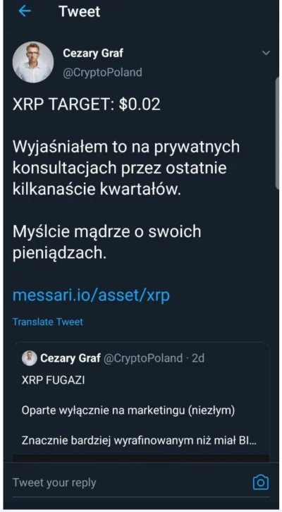 Xtreme2007 - @szuwarek Błazen i tyle a nie żaden finansista