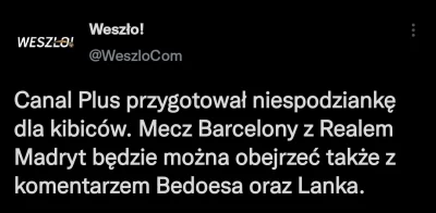 bartiii_ - Bedopies, kto to jest?
#mecz #kanalsportowy #weszło