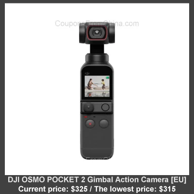n____S - DJI OSMO POCKET 2 Gimbal Action Camera [EU]
Cena: $325.00 (najniższa w hist...