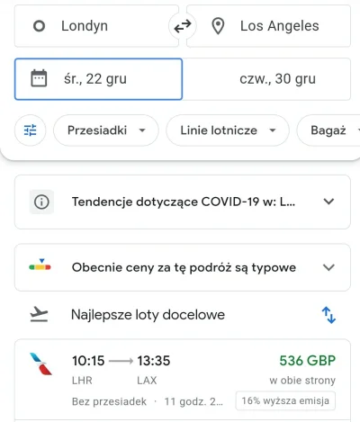 poetanawygnaniu - Spróbuj przez Google flights, ceny pic rel