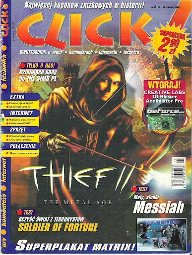 sheslostcontrolagain - Click!, kultowy magazyn o grach. Wydanie z 2000 roku. Wtedy by...