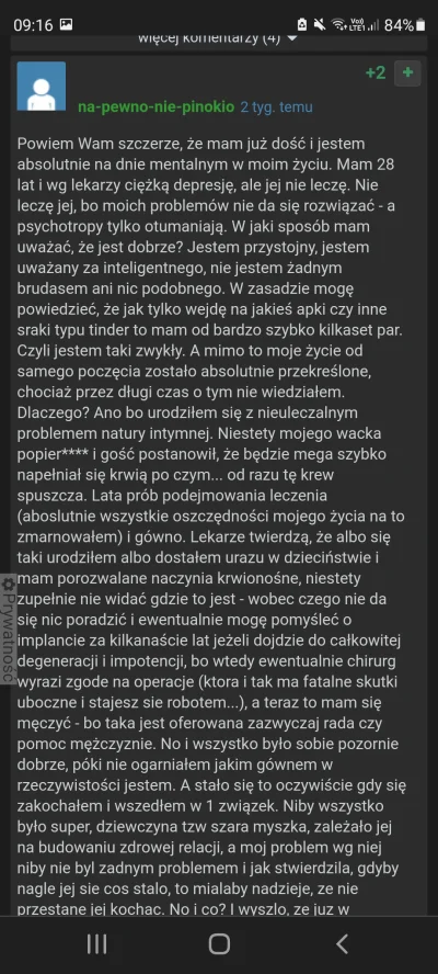 Klozapina - @na-pewno-nie-pinokio: 
Grzyby wyleczyły mnie z depresji

Ciekawe kiedy...