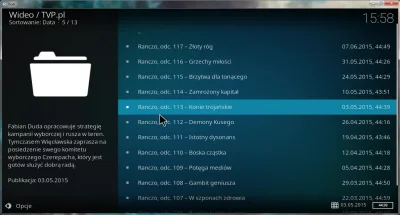 szumek - @Rules: KODI + wtyczka TVP.pl