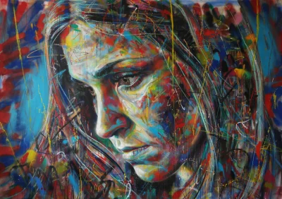 Hoverion - David Walker
Kristi, 2014, farba w spreju na płótnie, 40x60"
#artventure...