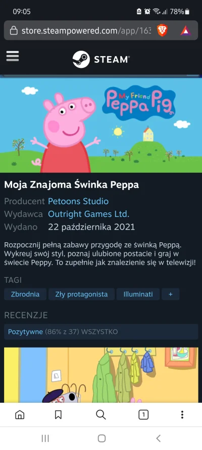 C.....e - Złoto za tagi wtf!?! (ʘ‿ʘ)
#steam #pepa #gry