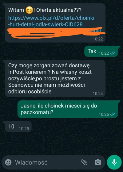 Wuja66 - Wystawiłem na olx choinki na sprzedaż, Ukraińcy nigdy nie przestają zaskakiw...