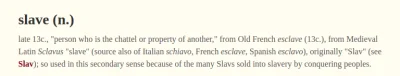 KomentatorTramwajowy - Bardziej niepokojąca jest etymologia angielskiego "slave" od "...