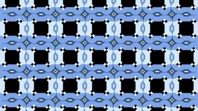 Fako - Niebieskie paski są równoległe. 
#zludzeniaoptyczne #iluzjaoptyczna