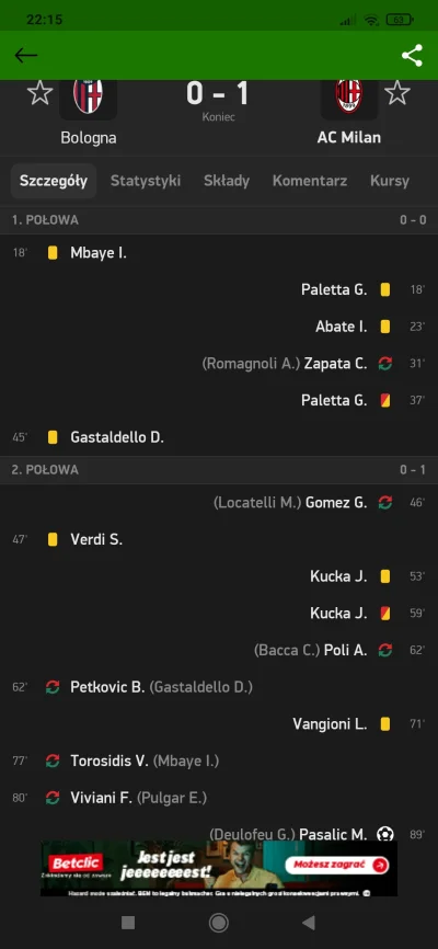 MjentowaKupka - Aż się prosi o rewanż Bolonii i 3:2 w końcówce
#mecz