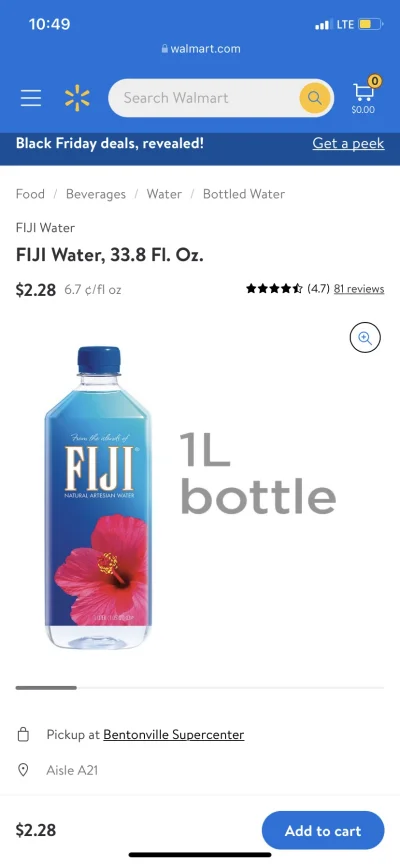nielubiemycokien - @cccn: taka „instagramowa” woda pewnie dlatego. W stanach 2,28$ za...