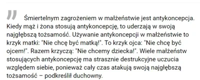 saakaszi - Dzisiaj w Radio Maryja mogliśmy dowidzieć się że antykoncepcja to śmiertel...