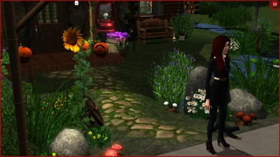 Sandrinia - Z okazji zbliżającego się Halloween zrobiłam czarownicę z czarnym kotem i...