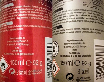 wkto - #dezodorant Lucca Cipriano spray #biedronka
aktualny skład oraz producent: La...