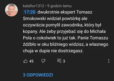 Przemosz64 - Ależ piękny komentarz ktoś na Yt napisał ( ͡° ͜ʖ ͡°)
#kanalsportowy #we...