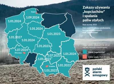 rbk17 - Od 1 stycznia 2023 r. ma być w Polsce zakaz palenia węglem i drewnem dla star...