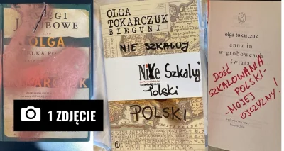 robert5502 - Fundacja Olgi Tokarczuk wystawiła na licytację zniszczone książki noblis...