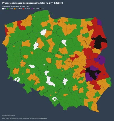 Matt_888 - I na mapie z podziałem na powiaty :) Po więcej map i statystyk zapraszam p...