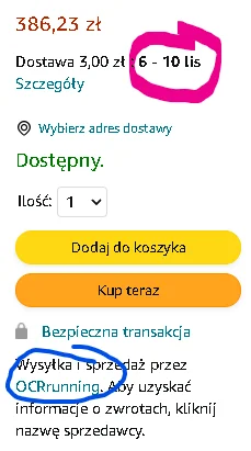 siRcatcha - @Pavulon12345: spoko, już wiem co się odjaniepawliło ;)
Czas przesyłki m...