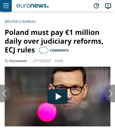 xiv7 - Polska już od dłuższego czasu ma zapewnione miejsce na głównej stronie Euronew...