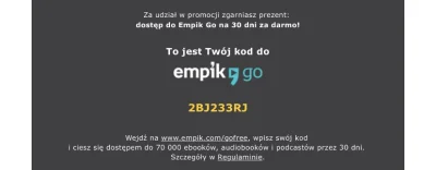 alatakopoprostu - Proszę bardzo, kto pierwszy to jego:)
#zadarmo #empikgo