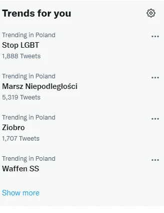 muckfods - Wchodzę na twittera zobaczyć coś a tutaj w Polsce ciekawe trendy są!

Na...