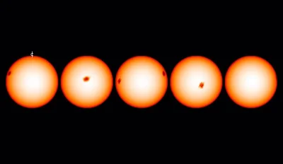 sznaps82 - Rekonstrukcja powierzchni gwiazdy Epsilon Eridani z plamami, z każdym pane...