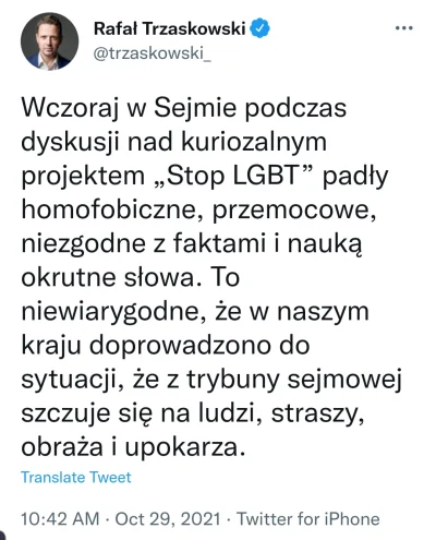 F.....r - "WOLNOŚĆ!"... ale tylko dla gejów, transów i innej podklasy społecznej. Chc...