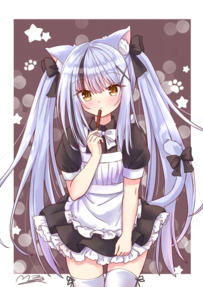 l.....f - #randomanimeshit #originalcharacter #kemonomimi #nekomimi #maid #zakolanowk...