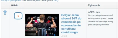 l.....k - > @ljcik: Belgia: Siłownie 24/7 zamknięte w nocy przez certyfikaty covidowe...