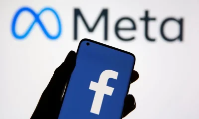 B.....a - Zuckerberg przerebrandował swoją spółkę na greckie słowo Meta (Μετα), które...