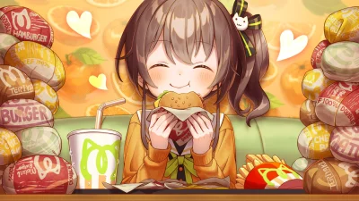 Hajak - No i znów narobili mi smaka na cheeseburgera (╯︵╰,) 
#randomanimeshit #anime...