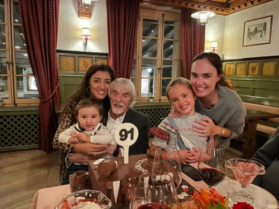 mmichalus - Bernie Ecclestone obchodził ostatnio swoje 91 urodziny. Na zdjęciu jest z...
