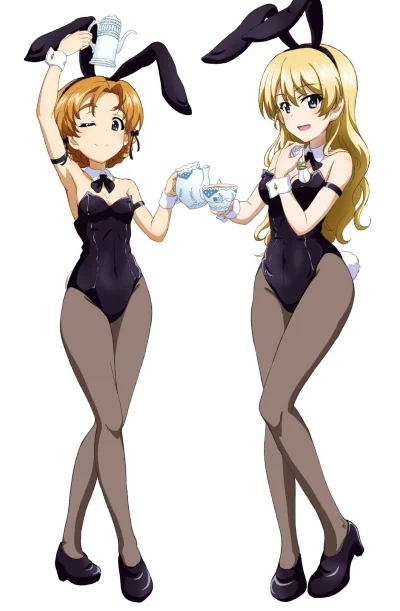 l.....f - #randomanimeshit #girlsundpanzer #darjeeling #orangepekoe #bunnygirl #rajst...