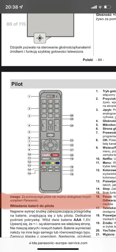 mlesz - @fordern: pilot od panasonica obsługuje też odtwarzacz dvd. Ten pilot jest za...