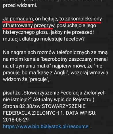 Zagmadfany2 - @Lutaklika: Pomaga czy hejtuje ? ja wiem że prawdę mówi ale jedyne co r...