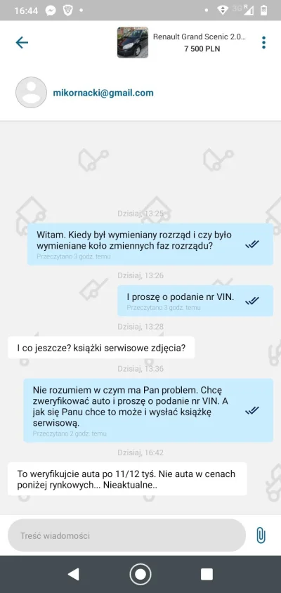 zp_jj - Rozglądam się za autem. Poprosiłem sprzedawcę o podanie nr VIN, a ten od razu...