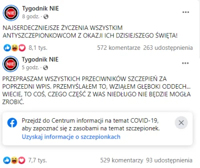 S.....b - Ale to są obleśne szury. Ciekawe że o tych 150k nadmiarowych zgonów nie na ...