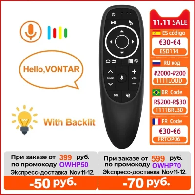 duxrm - VONTAR G10S Pro Voice Remote Control Gyro Air Mouse
Cena z VAT: 8,47 $
Link...