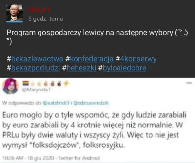 ejkejej - Różnica między lewicą i prawicą na wykopie:
Lewica cytuje i wrzuca głównie ...