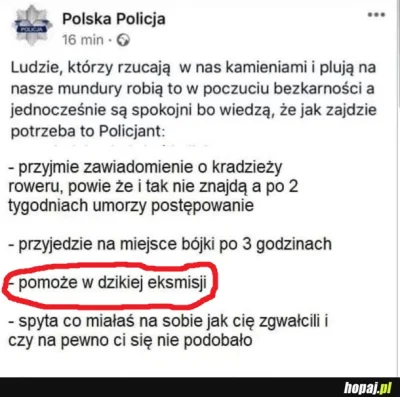 s.....i - @Tibor: Daj Panie Boże takich policjantów, bo ci co są to prędzej wesprą pa...