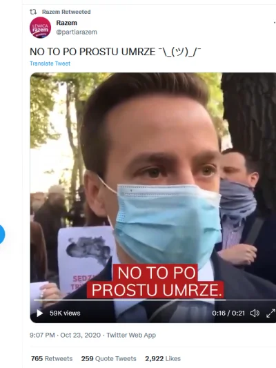 Lukardio - > No to po prostu umrze.

K. Bossuck 22.10.2020

https://twitter.com/p...