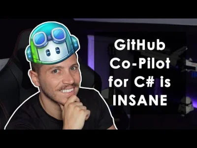 Yahoo_ - Github co-pilot próbuje zgadnąć co napisać na podstawie kontekstu i nawet ni...