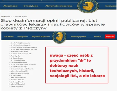 saakaszi - Ordo Iuris opublikowało list "prawników, lekarzy i naukowców" broniący wyr...