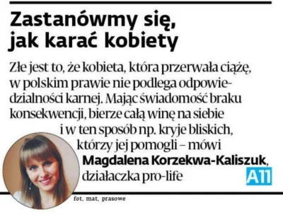 N.....t - W lutym 2021 środowiska pro-life zastanawiały się również nad pomysłem kara...